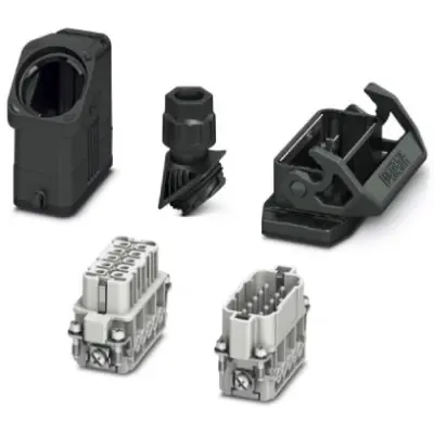Connector kit, size D15, 10 pole + PE , IP66, 1411356 - 1