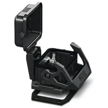Surface mount housing, size B6, PA, PG16, straight, longitudinal bow locking, IP66, 1407622 - 1