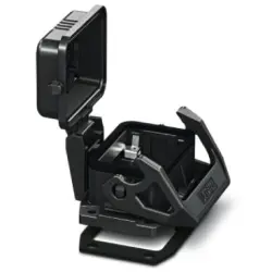 Surface mount housing, size B6, PA, PG16, straight, longitudinal bow locking, IP66, 1407622