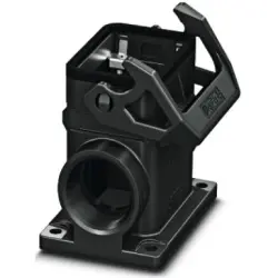 Surface mount housing, size B6, PA, 2 x M25, angled, longitudinal bow locking, IP66, 1421229