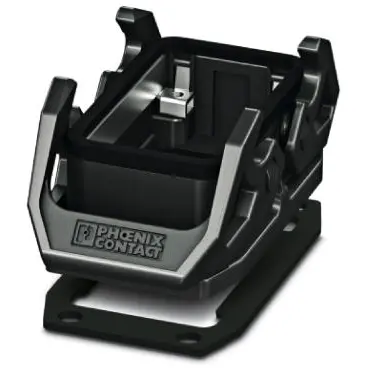 Surface mount housing, size B10, PA, PG16, straight, cross bow locking, IP66, 1407634 - 1