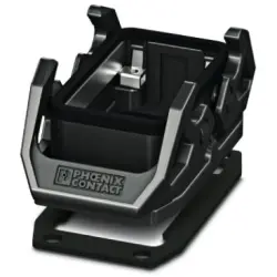 Surface mount housing, size B10, PA, PG16, straight, cross bow locking, IP66, 1407634