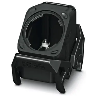 Grommet housing, size B10, PA, PG16, straight/angled, cross bow locking, IP66, 1407630 - 1