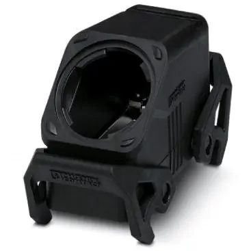 Grommet housing, size B16, PA, cross bow locking, IP66, 1420933 - 1