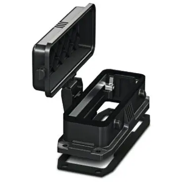 Surface mount housing, size B24, PA, PG16, straight, cross bow locking, IP66, 1407662 - 1
