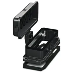 Surface mount housing, size B24, PA, PG16, straight, cross bow locking, IP66, 1407662