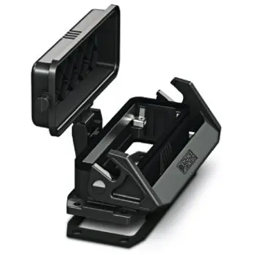 Surface mount housing, size B24, PA, PG16, straight, longitudinal bow locking, IP66, 1407660 - 1