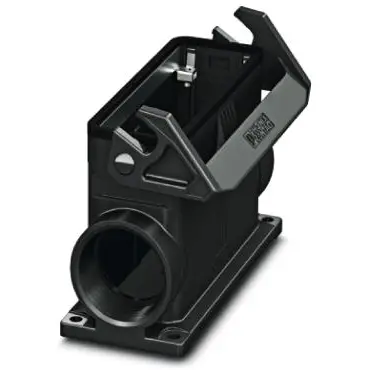 Surface mount housing, size B24, PA, 2 x M40, angled, longitudinal bow locking, IP66, 1407663 - 1