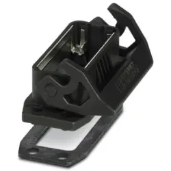Surface mount housing, size D15, PA, PG16, straight, longitudinal bow locking, IP66, 1411336