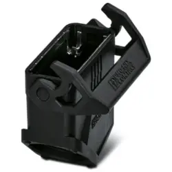 Grommet housing, size D15, PA, PG16, straight/angled, longitudinal bow locking, IP66, 1411338