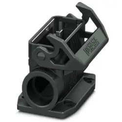Surface mount housing, size D15, PA, 2 x M20, angled, longitudinal bow locking, IP66, 1421463