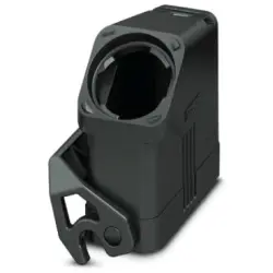 Grommet housing, size D25, PA, PG16, straight/angled, longitudinal bow locking, IP66, 1411346