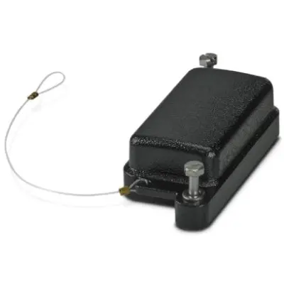 Cover cap, size B6, die-cast aluminum, screw locking, IP66/IP68/IP69, 1418441 - 1