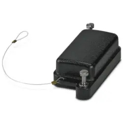 Cover cap, size B6, die-cast aluminum, screw locking, IP66/IP68/IP69, 1418441