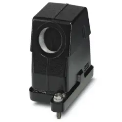 Grommet housing, size B6, die-cast aluminum, M20, angled, screw locking, IP66/IP68/IP69, 1411878