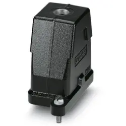 Grommet housing, size B6, die-cast aluminum, M25, straight, screw locking, IP66/IP68/IP69, 1411106
