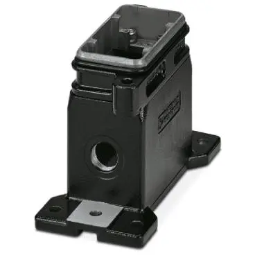 Surface mount housing, size B6, die-cast aluminum, 2 x M20, angled, screw locking, IP66/IP68/IP69, 1411880 - 1