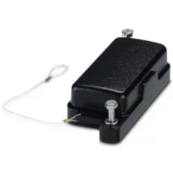 Cover cap, size B10, die-cast aluminum, screw locking, IP66/IP68/IP69, 1418444