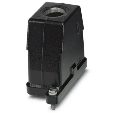 Grommet housing, size B10, die-cast aluminum, M25, straight, screw locking, IP66/IP68/IP69, 1411882 - 1