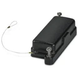 Cover cap, size B16, die-cast aluminum, screw locking, IP66/IP68/IP69, 1418445