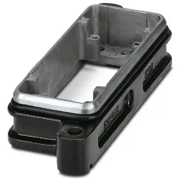 Surface mount housing, size B16, die-cast aluminum, PG16, straight, screw locking, IP66/IP68/IP69, 1411060 - 1