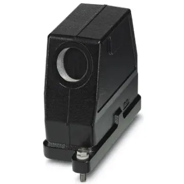 Grommet housing, size B16, die-cast aluminum, M40, angled, screw locking, IP66/IP68/IP69, 1411884 - 1
