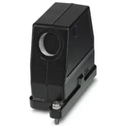 Grommet housing, size B16, die-cast aluminum, M40, angled, screw locking, IP66/IP68/IP69, 1411884