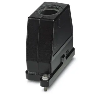 Grommet housing, size B16, die-cast aluminum, M40, straight, screw locking, IP66/IP68/IP69, 1411885 - 1
