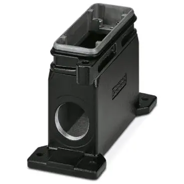 Surface mount housing, size B16, die-cast aluminum, 2 x M40, angled, screw locking, IP66/IP68/IP69, 1411886 - 1