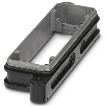 Surface mount housing, size B24, die-cast aluminum, PG16, straight, screw locking, IP66/IP68/IP69, 1411055 - 1