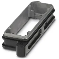 Surface mount housing, size B24, die-cast aluminum, PG16, straight, screw locking, IP66/IP68/IP69, 1411055