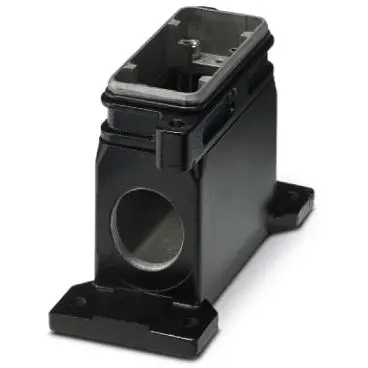Surface mount housing, size B24, die-cast aluminum, 2 x M32, angled, screw locking, IP66/IP68/IP69, 1411889 - 1