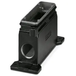Surface mount housing, size B24, die-cast aluminum, 2 x M40, angled, screw locking, IP66/IP68/IP69, 1411063