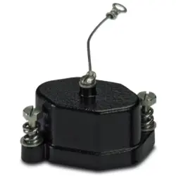 Cover cap, size D7, zinc die casting, screw locking, IP66/IP68/IP69, 1424636