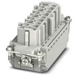 Socket contact insert, 16B, 6 pole, equipped, push-in, with PE contact, 1407744