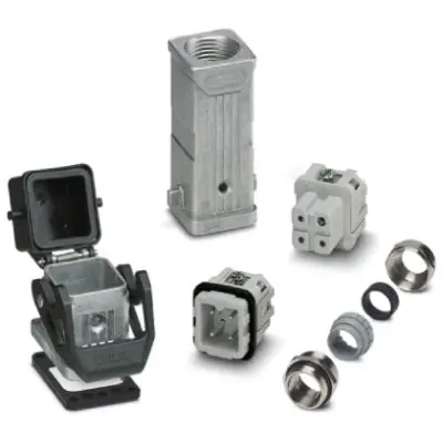 Connector kit, size D7, 3 pole + PE , IP65, 1409655 - 1