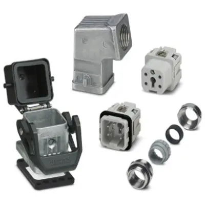 Connector kit, size D7, 4 pole + PE , IP65, 1409668 - 1