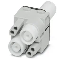 Socket contact insert, 2 pole, unequipped, crimp connection, 1417407