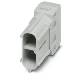 Pin contact insert, 2 pole, unequipped, crimp connection, 1414360