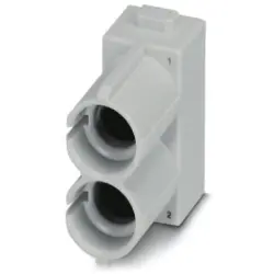 Socket contact insert, 2 pole, unequipped, crimp connection, 1417434