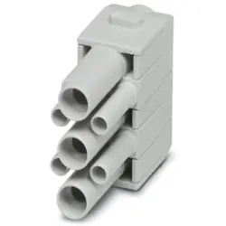 Socket contact insert, 3 pole, unequipped, crimp connection, 1414365