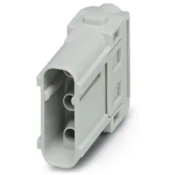 Pin contact insert, 3 pole, unequipped, crimp connection, 1414358