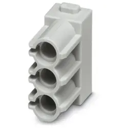 Socket contact insert, 3 pole, unequipped, crimp connection, 1417433