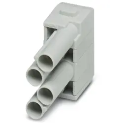 Socket contact insert, 4 pole, unequipped, crimp connection, 1414363