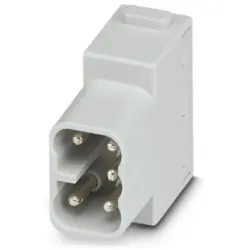 Pin contact insert, 5 pole, equipped, push-in, 1417372