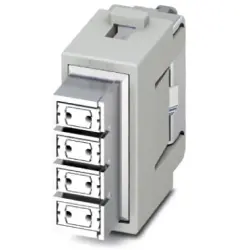Socket contact insert, 8 pole, unequipped, crimp connection, 1417303