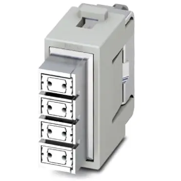 Socket contact insert, 8 pole, unequipped, crimp connection, 1417303 - 1