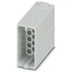 Pin contact insert, 17 pole, unequipped, crimp connection, 1414356