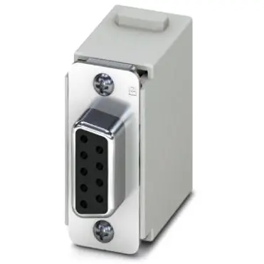 Socket contact insert, 9 pole, unequipped, crimp connection, 1417308 - 1