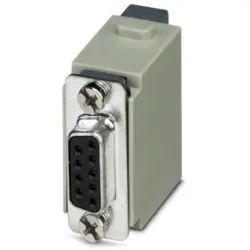 Socket contact insert, 9 pole, unequipped, screw connection, 1417307